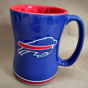 NFL Buffalo Bills 3D Relief Logo Ceramic Mug. 14 fl oz.